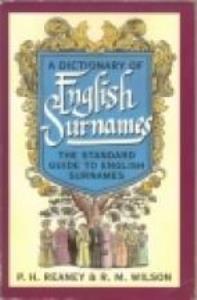 Libro: DICTIONARY OF ENGLISH SURNAMES