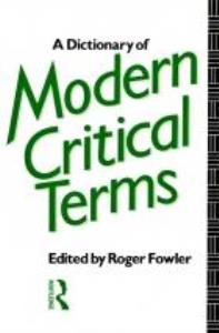 Libro: DICTIONARY OF MODERN CRITICAL TERMS
