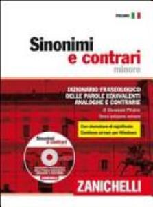 Libro: SINONIMI E CONTRARI Minore. LIBRO + CD ROM